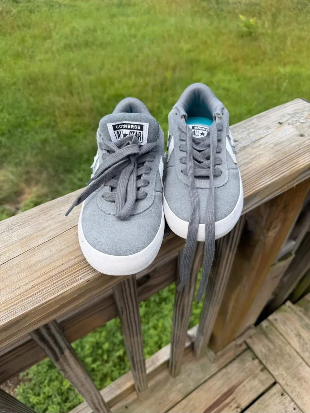 Converse One Star Gray Suede Sneakers Women’s Size 7 EU 38 - Picture 3 of 6
